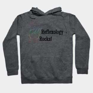 Reflexology Rocks (black text) Hoodie